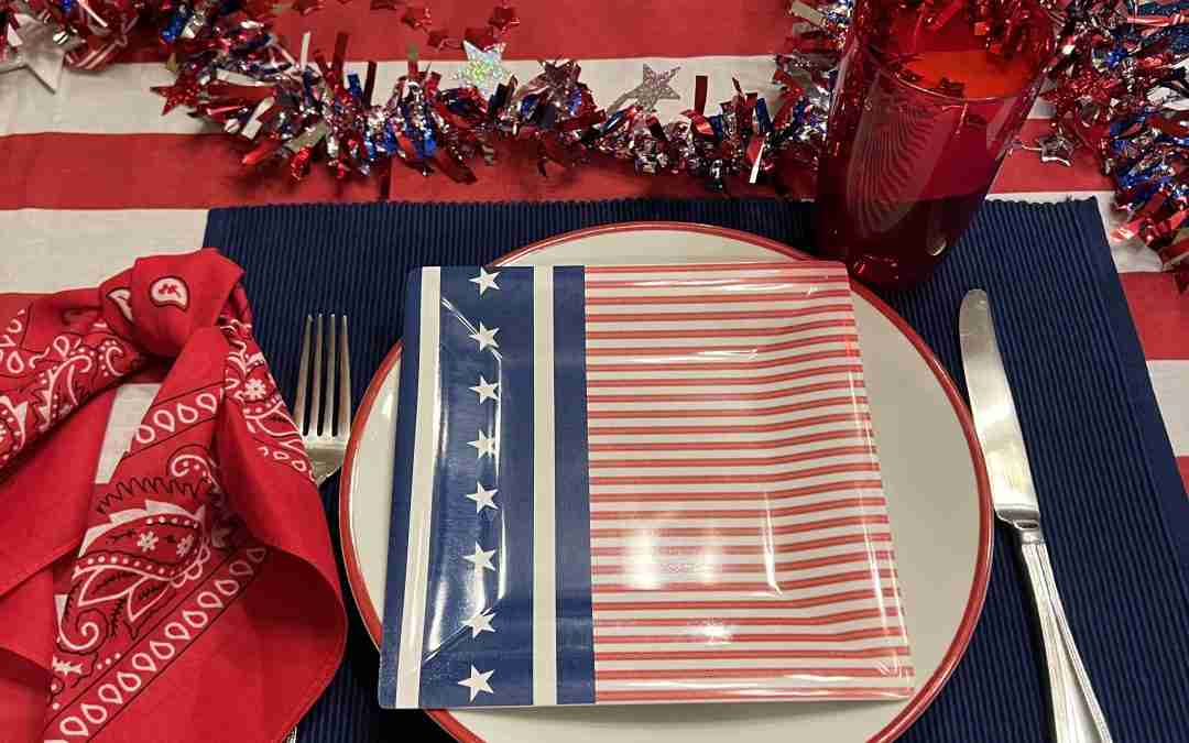 4th of July Tablescape