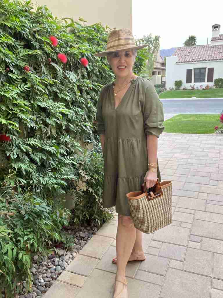 Four Fun Olive Green Dress Outfits - Dr. Julie's Fun Life