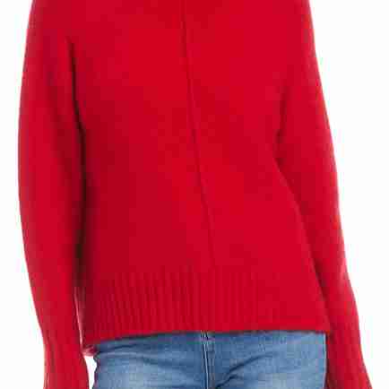 A red turtleneck