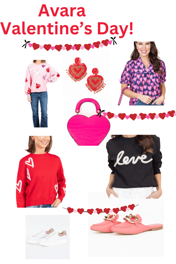 I love Avara as this store has such affordable and colorful seasonal pieces for Valentine's Day.