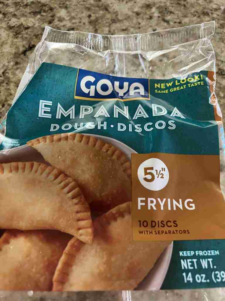 Here are the empanada wrappers found in the freezer case.
